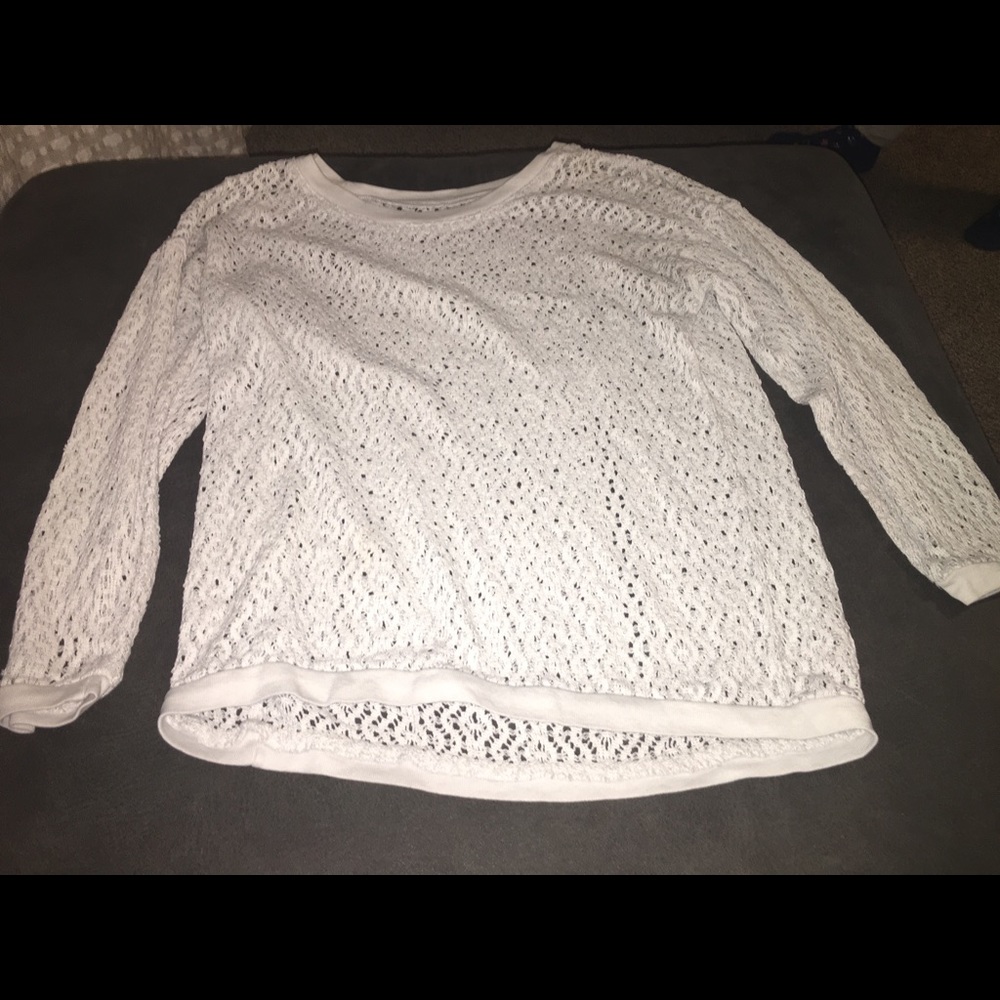 White long sleeve holy shirt